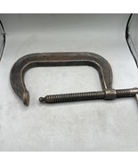 Vintage ARMSTRONG 77-406 C-Clamp 11”x6” Drop Forged USA 7” Opening &amp; 4” ... - $471.03 MXN
