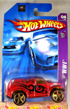 2006 Hot Wheels #109 WWE-Batista 4/5 POWER PANEL Red w/Gold 5 Spoke Variant - £6.35 GBP