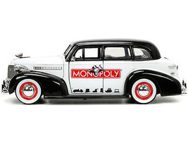 1939 Chevrolet Master Deluxe Black White Monopoly Mr. Monopoly Diecast Figure Ho - £37.27 GBP