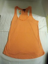 Women&#39;s Jrs Nollie Scoop Neck Thin Racerback Tank Top Coral Orange New $15 - $9.99