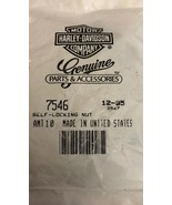 Genuine Harley Davidson Self Locking Nut-Qtn 10pcs P/N:7546-RARE VINTAGE... - $60.82 CAD
