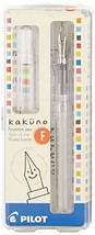 PILOT Kakuno Fountain Pen, Clear Barrel, Fine Nib (10819) - $19.75