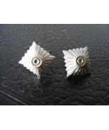 World War 2 pair of German officer rank shoulder board pips Silver - €21,11 EUR