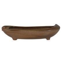 Frankoma #45 Planter Plainsman Brown Oblong Planter 13&quot; - £15.80 GBP