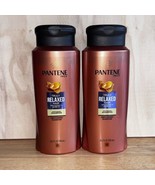 2x Pantene Pro V 20.1 Oz Truly Relaxed Hair Coconut Jojoba Oil Moisture ... - £21.70 GBP