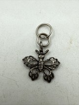 Sterling Butterfly Charm Pendant Vintage 925 - $13.86