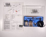 Airbrush Kit Painting Model Airplane Car Harbor Freight 1500 Vtg - $21.77