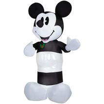 10&#39; Giant Gemmy Mickey Mouse Airblown Lighted Yard Inflatable 100th Anniversary - £84.47 GBP