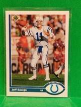 1991 Upper Deck Football Jeff George Card #345  Indianapolis Colts - £0.79 GBP