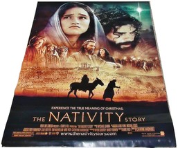 2006 THE NATIVITY STORY Original Movie Theater Poster Banner 48x70 3&quot; Te... - $59.99