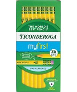 Ticonderoga® Tri-Write Beginners&#39; Pencils With Erasers, 2 Soft, Yellow, ... - $589.83 MXN