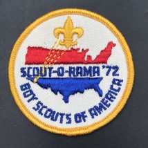 Vintage 1972 Boy Scouts BSA Scout-O-Rama Round Patch 3&quot; Diameter - $6.79