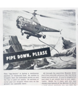 1948 US Army Air Force Career Advertisement Helicopter Pipe Military F15T3 - $34.03 CAD