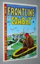 Original EC Comics Frontline Combat 14 war planes comic book cover art p... - $27.31