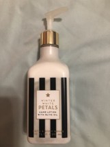 BATH &amp; BODY WORKS WINTER WHITE PETALS HAND LOTION  OLIVE OIL 10 FL OZS - £18.17 GBP