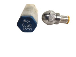 Hago 6.50 45° SS Oil Burner Nozzle - £11.63 GBP