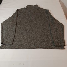 Haggar in Motion Men's 1/4 Zip Long Sleeve Pullover Gray Sweatshirt Size 2X image 2