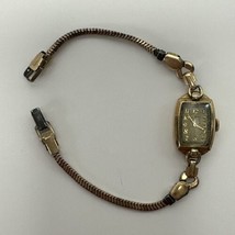 1940&#39;s Ladies Elgin 10K Gold Fill 15J Wristwatch 541 Movement Working - £19.71 GBP