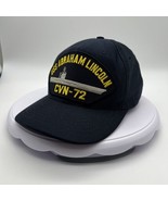 USS Abraham Lincoln CVN 72 US Navy Aircraft Carrier Snapback Cap USA - $14.73