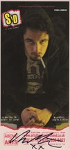 Dario Coates as Sex Pistols Sid Vicious Creased Hand Signed Flyer - £6.26 GBP