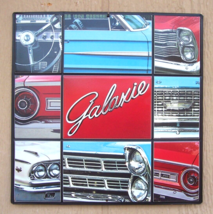 FORD Galaxie Metal Embossed 12&quot; Wall Sign &quot;Open Road Brands&quot; Car - £14.09 GBP
