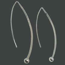 SILPADA 925 STERLING SILVER BALANCING ACT THREADER EARRINGS W1307 - £37.75 GBP