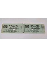 Vintage Omaha Henry Doorly Zoo Railroad Tickets 1980s 80s Adult Ephemera... - $8.84