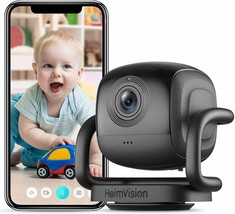 2K Baby Monitor Wi-Fi Indoor Camera For Baby Pet Nanny Home Security Camera - £19.11 GBP