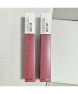 Lot of 2 Maybelline Superstay Matte Ink 155 SAVANT  Lip Color Full Size NEW - €33,12 EUR