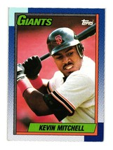 1990 Topps #500 Kevin Mitchell San Francisco Giants - £2.35 GBP