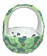 Holiday Porcelain  Basket - $12.75