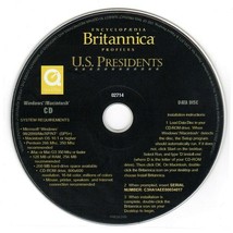 Encyclopedia Britannica Profiles: U.S. Presidents CD-ROM Win/Mac - NEW in SLEEVE - £3.93 GBP