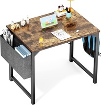 Small Computer Desk Home Office Work Study Writing Student Kids Bedroom Wood Mod - £45.65 GBP