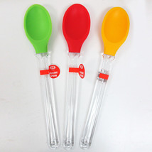 1 Silicone Spoon Heat Resistant Cake Mixing Baking Butter Scraper Cookin... - £10.59 GBP