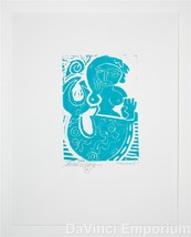 MMark T. Smith Mermaid Hand Signed Limited Edition Linocut Print - £474.57 GBP