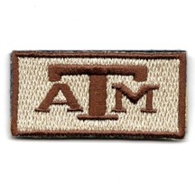 FSS  TEXAS A&amp;M AGGIES  FLIGHT SUIT SLEEVE EMBROIDERED DESERT HOOK &amp; LOOP... - $34.99