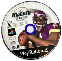 Madden NFL 2002 Sony PlayStation 2 PS2 Video Game DISC ONLY Football EA Sports - $5.59