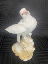 Vintage Lefton  White Dove Porcelain Bird Figurine KW4037 - $10.00