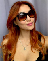 New JIMMY CHOO YOP 57mm Tortoise Glitter Gradient Women&#39;s Sunglasses D - £151.84 GBP
