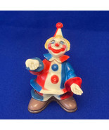 Vintage Wilton circus clown cake topper plastic 1977 Hong Kong creepy ho... - $4.00