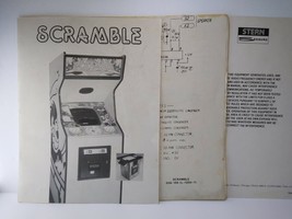 Scramble Original Video Arcade Game Instruction Manual Schematic 1981 - £18.80 GBP