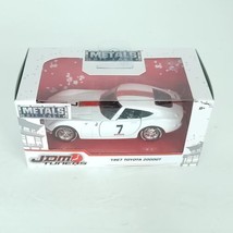 Jada Metals Die Cast Toyota 1967 2000GT White RED Stripe JDM Tuners 1:32... - £20.86 GBP