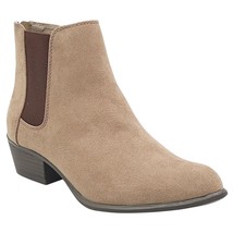 Esprit Women Tylee Cuban Heel Zip Uo Chelsea Boots Size US 6M Smokey Grey Taupe - £12.85 GBP