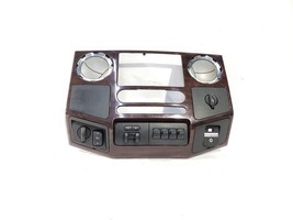 2010 Ford F250 OEM Center Dash Bezel Woodgrain With Button - £97.47 GBP