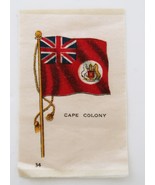 1910&#39;s Tobacco Silk Flag of The Cape Colony  # 34 in Series - $187.01 MXN