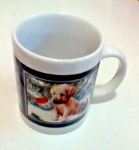 Golden Retriever Puppy Snow Scene Coffee Cup Mug Greg &amp; Company LLC - £6.16 GBP