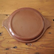Vintage Pyrex 20 C27 Replacement Brown White Glass Casserole Top Lid w/ ... - $19.79