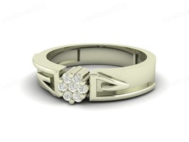 Diamond Stone Handmade 925 Sterling Silver Modern Unique Vintage Women Ring - £38.68 GBP