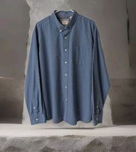 DOCKERS Classic Fit Men's Button Up Shift Blue Plaid  Size XXL - $15.83