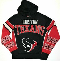 NFL Team Apparel Houston Texans Boys Knitted Sweater Hoodie Size M 10-12 NWT - £13.37 GBP